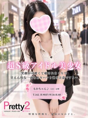 沼津デリヘル風俗｜プリティ２　高収入アルバイト求人｜もか♪超S級アイドル美少女